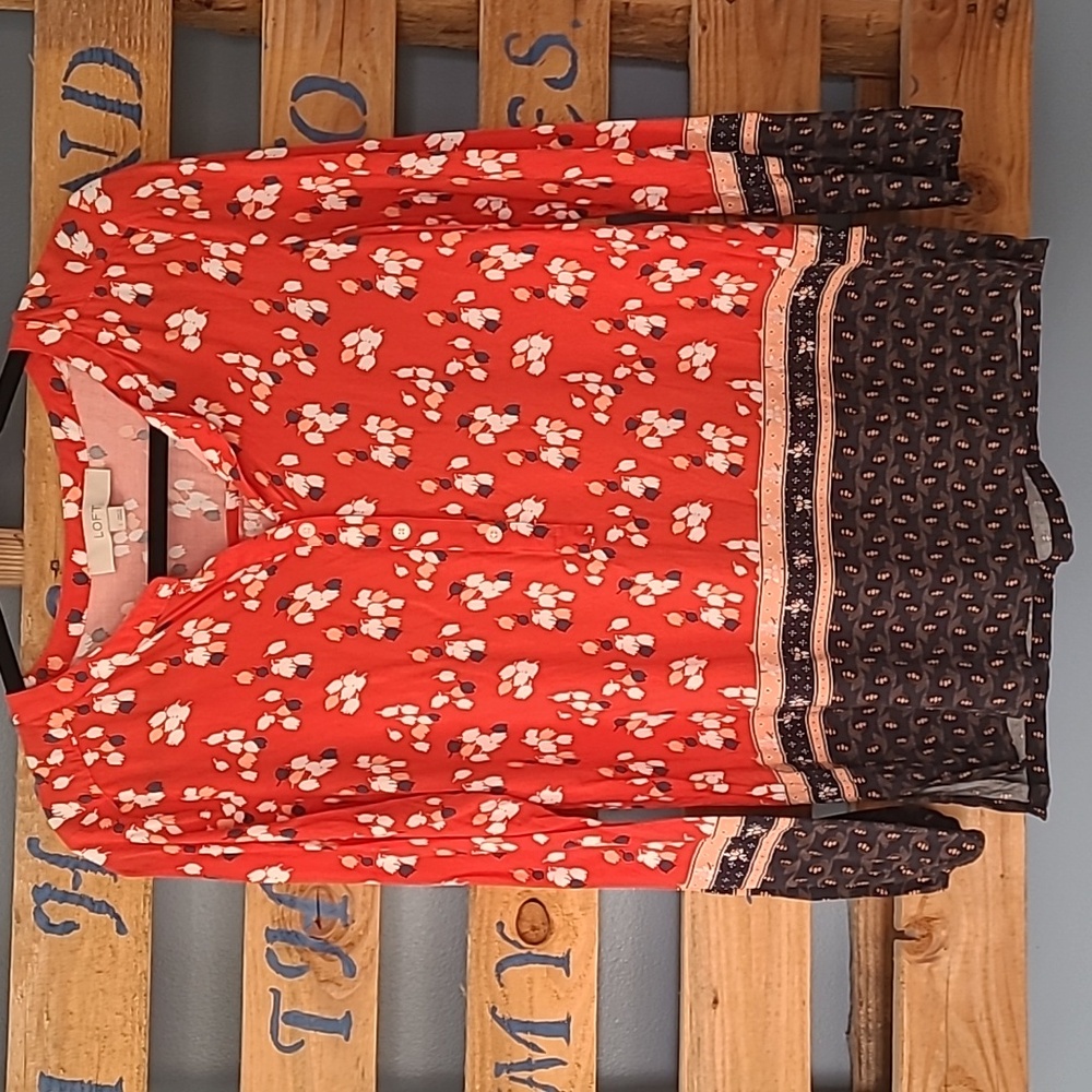 LOFT long sleeve blouse